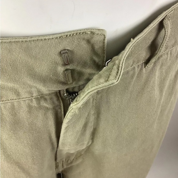 Good American Sz 8 Relaxed Wide Leg Skate Pants Tan 100% Cotton Casual Style - Picture 4 of 8